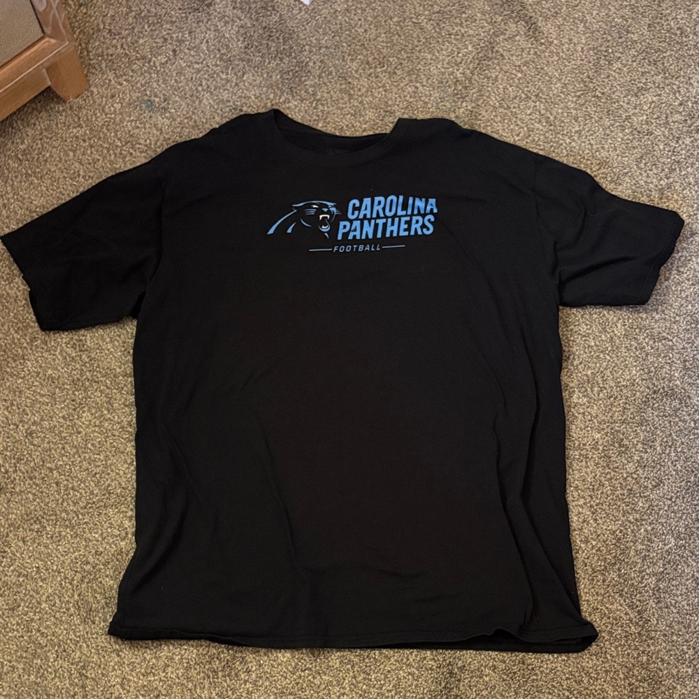 Carolina Panthers Black Short Sleeve Tee